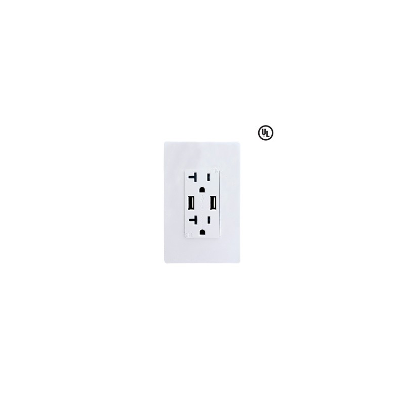 TOMACORRIENTE TR CON USB BLANCO DWR4-W EAGLE