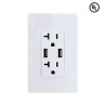TOMACORRIENTE TR CON USB BLANCO DWR4-W EAGLE