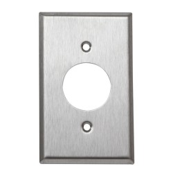 PLACA TOMA SENCILLA INOX EAGLE 97091