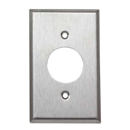 PLACA TOMA SENCILLA INOX EAGLE 97091