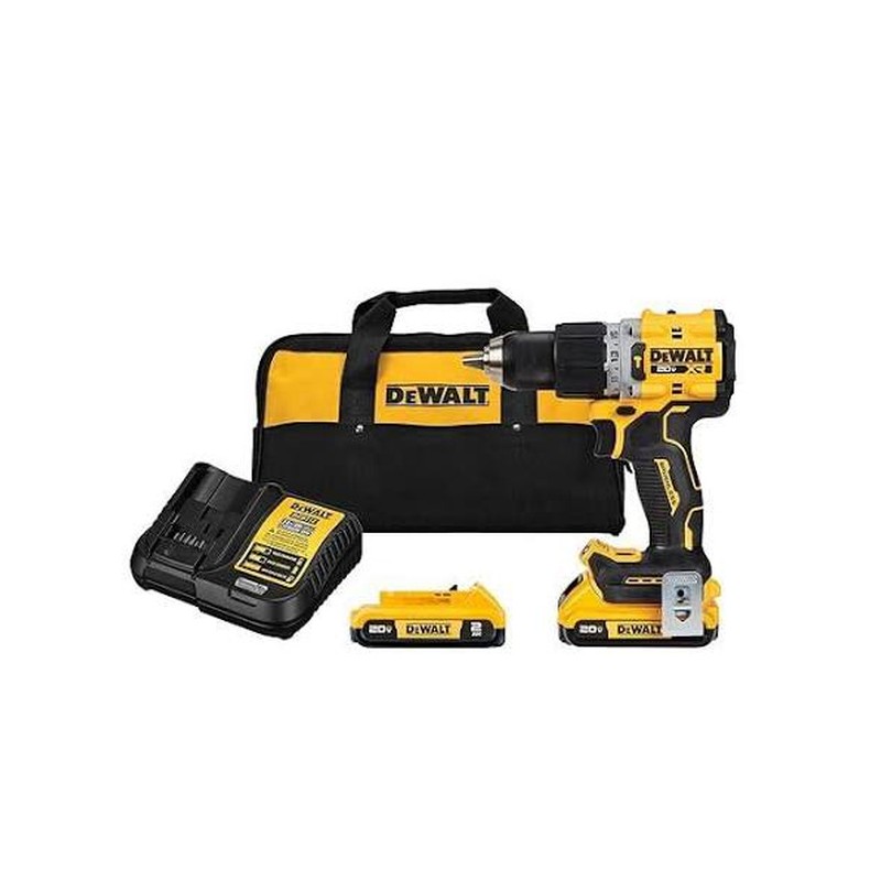TALADRO INAL PERCUTOR 20V DEWALT DCD805D2 + BOLSO DWST83489