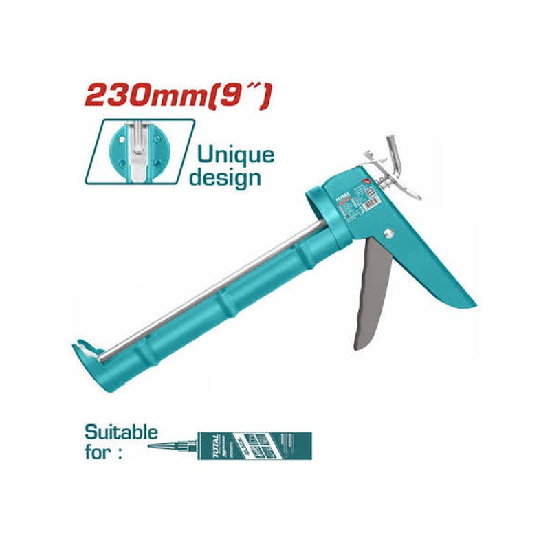 PISTOLA CARTUCHO SILICON TOTAL 9'' THT21809