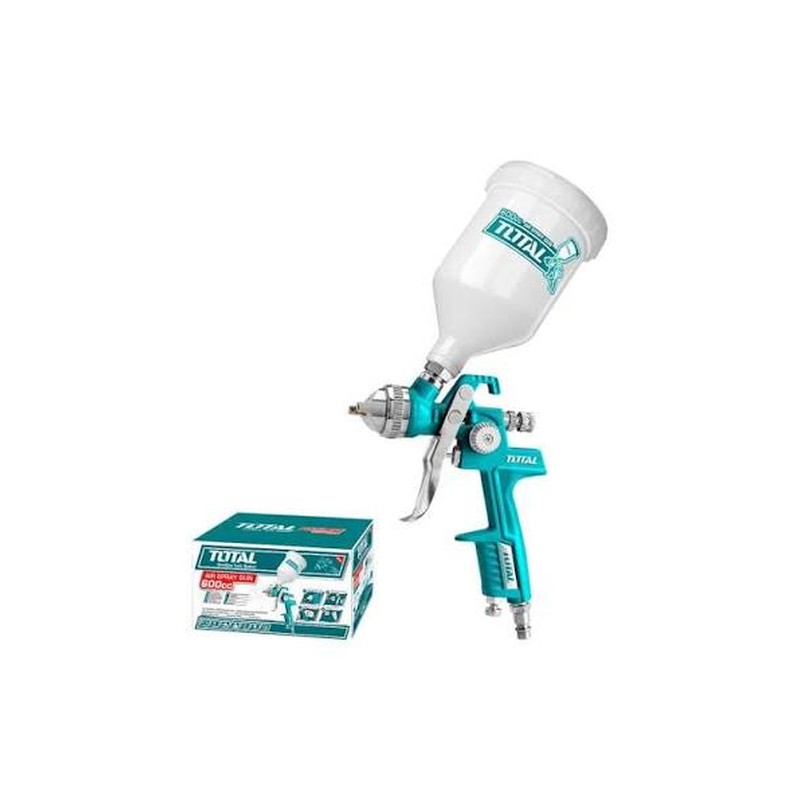 PISTOLA PINTAR GRAVEDAD TOTAL TAT10601 1.4MM 600CC PLAST