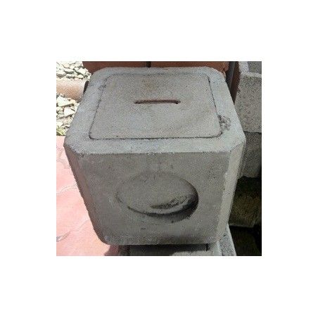 CAJA CONCRETO REGISTRO CUADRADA 45x45