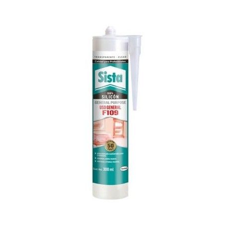 TUBO SILICON TRANSP F109 USO GENERAL 300ml SI