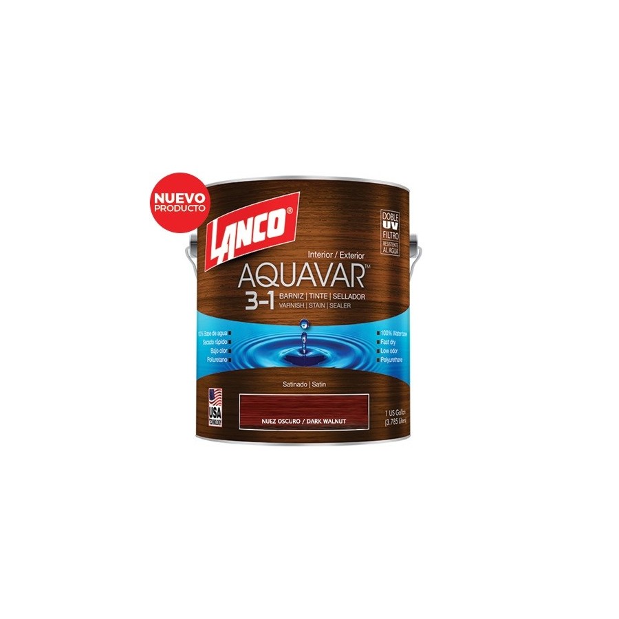 BARNIZ LANCO AQUAVAR GLN MARRON OSCURO AQ1361