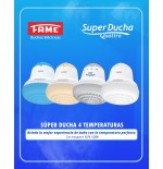 DUCHA SUPER FAME C/MANGUERA BLANCA 4TEMP 127V