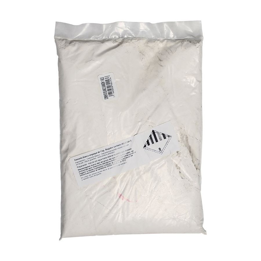 CEMENTO BLANCO 1 KILO (PAQUETE)
