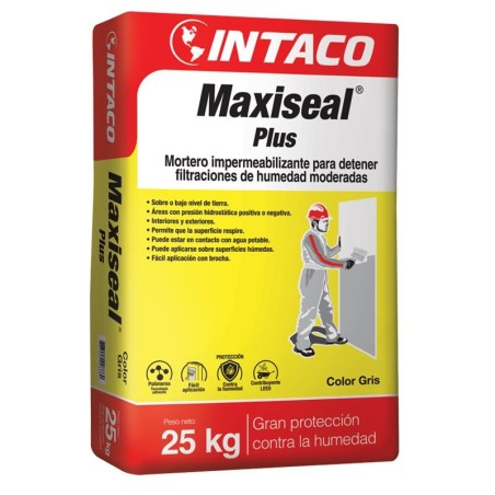 MAXISEAL PLUS GRIS 25Kg INTACO IMPERMEABILIZA