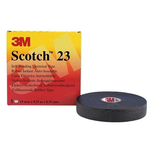 TAPE VULCANIZADO 3M SUPER No130 HULE 3/4PULGx 9mt