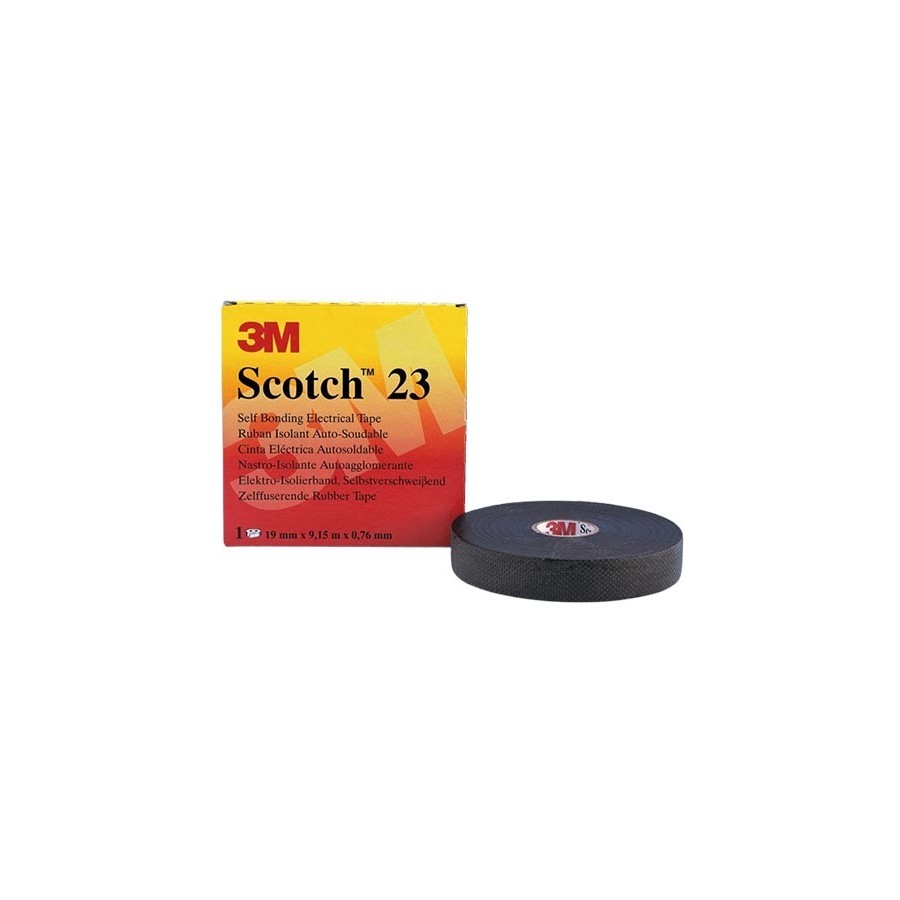 TAPE VULCANIZADO 3M SUPER No130 HULE 3/4PULGx 9mt